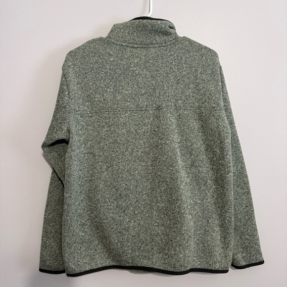 Eddie Bauer Women’s Gray Quarter Snap Pullover Sweatshirt Pockets Size Large - Picture 2 of 8